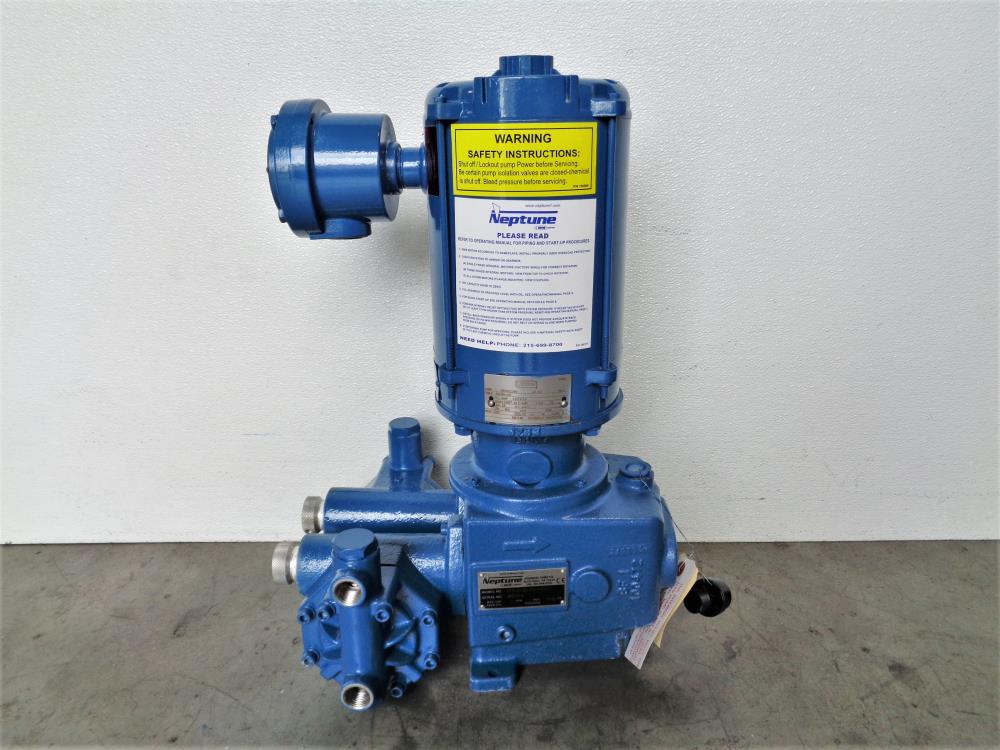 Neptune Metering Pump 3 GPH, 1100 PSI, Model# 515-D-N3-FA-100737